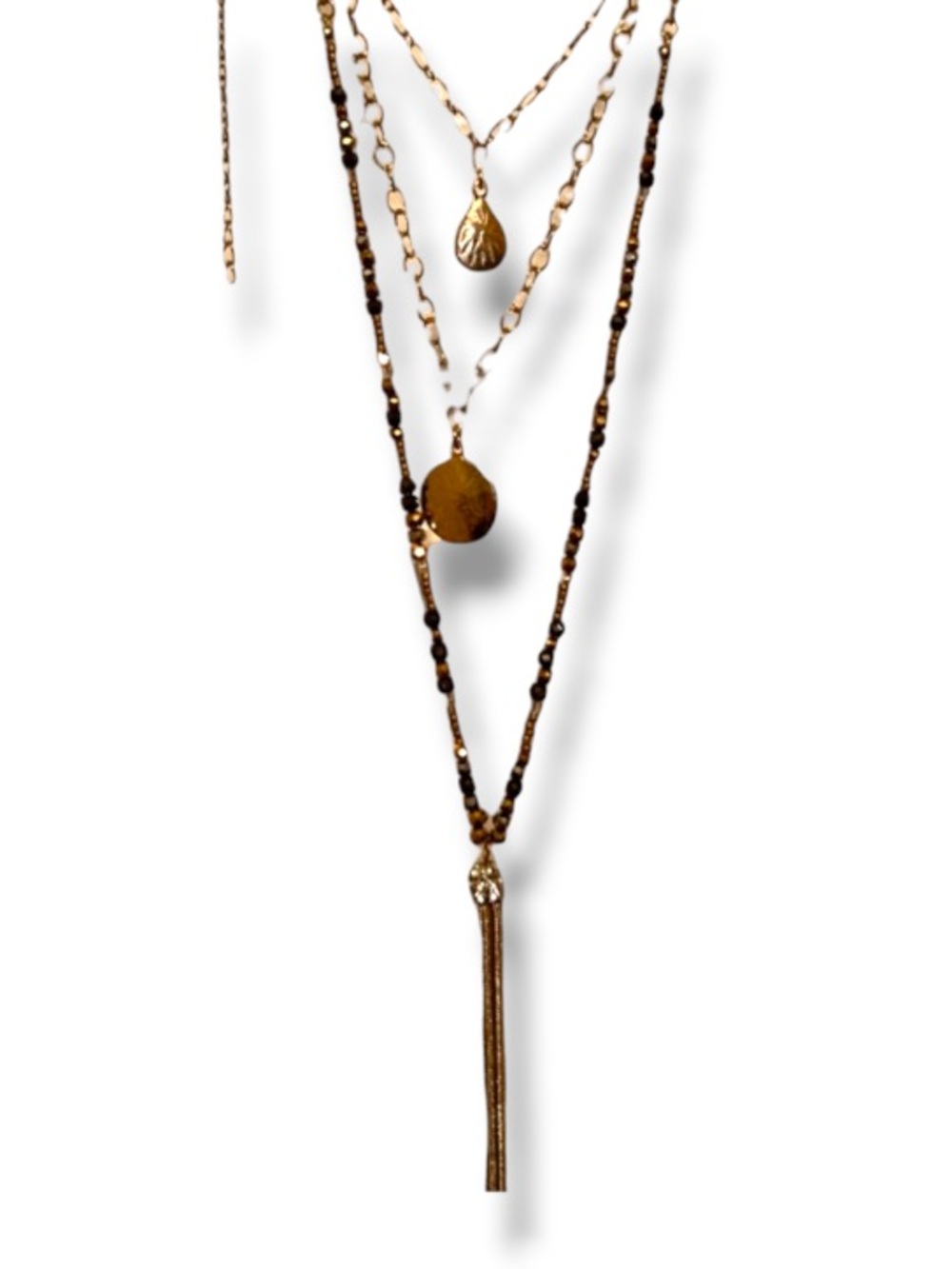 Multi Layer Women’s Long Necklace Tassel Rhinestones Y2K Fashion